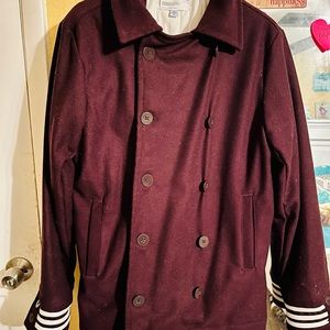 Mens RARE David Beckham pea coat size medium.  Never worn.